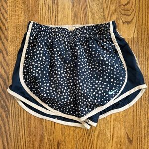 Nike Dri Fit Running Athletic Shorts Black Gold Size Small